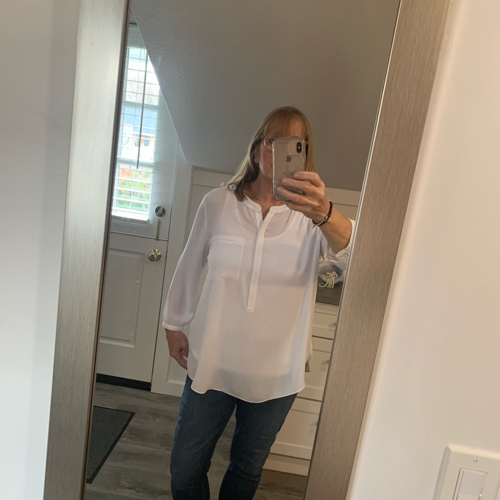 NYDJ White Blouse XL